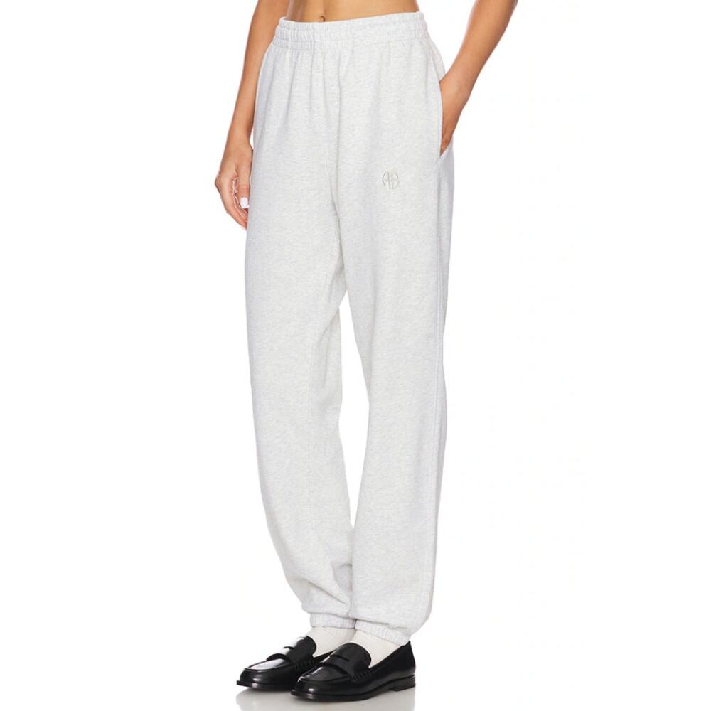 Anine Bing Light Gray Track Pants